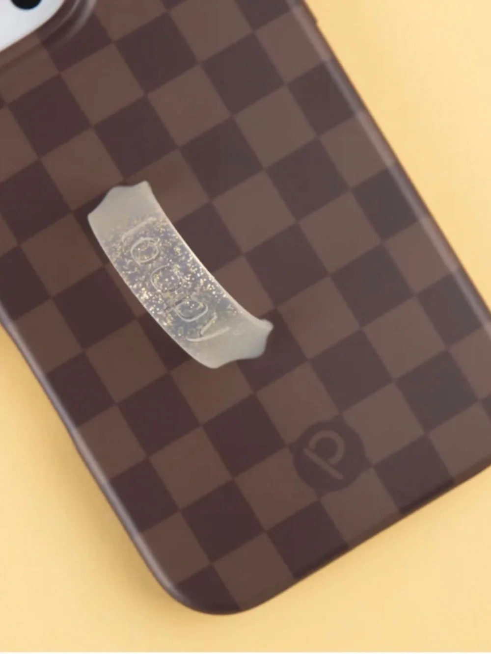 Loopy iPhone 14 Cocoa Checkered Case